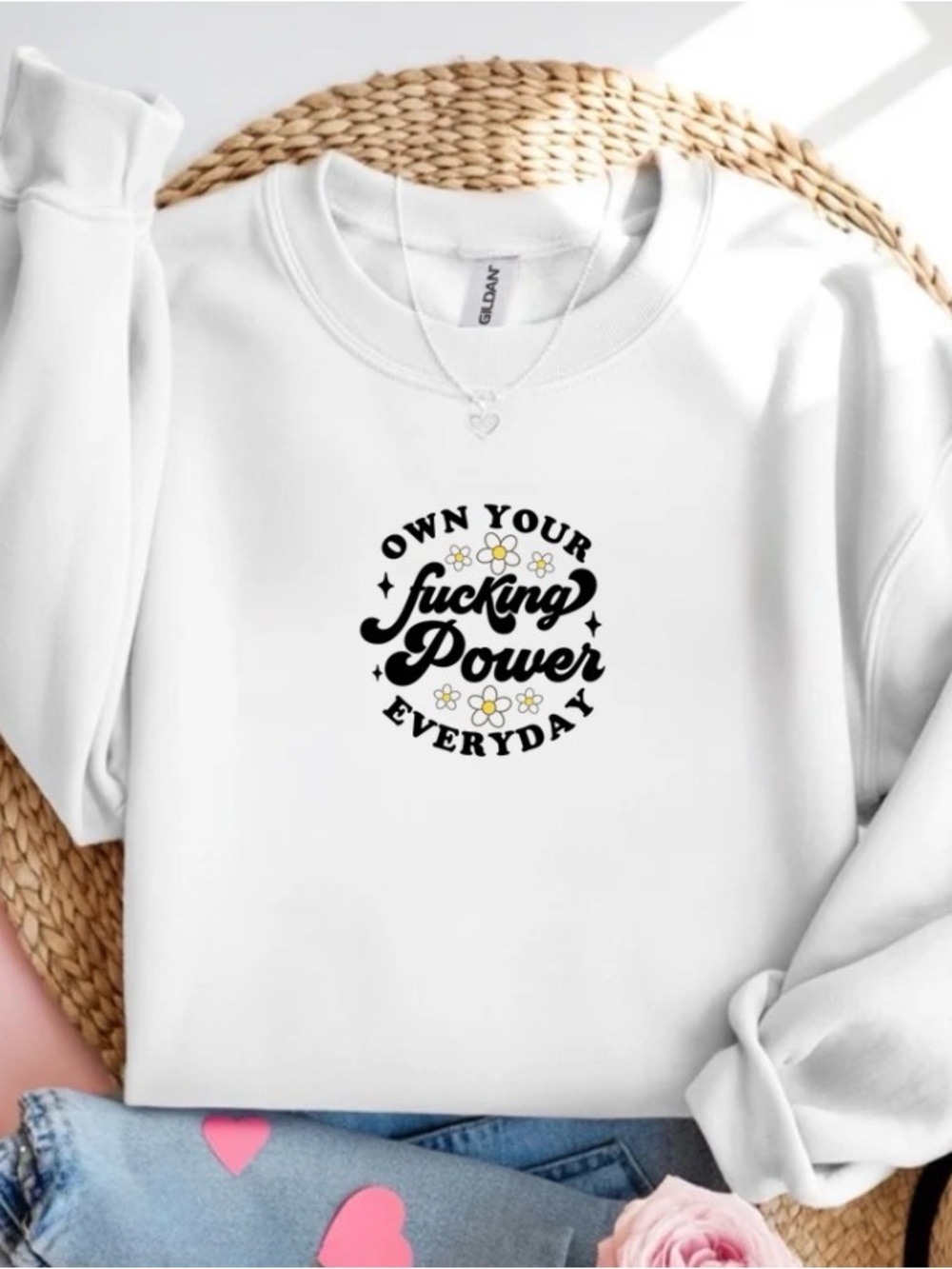 Own Your Power Sweatshirt Empowering Graphic Crewneck Gifts
